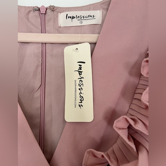 Blush Ruffled Dress - Picture 6 of 8